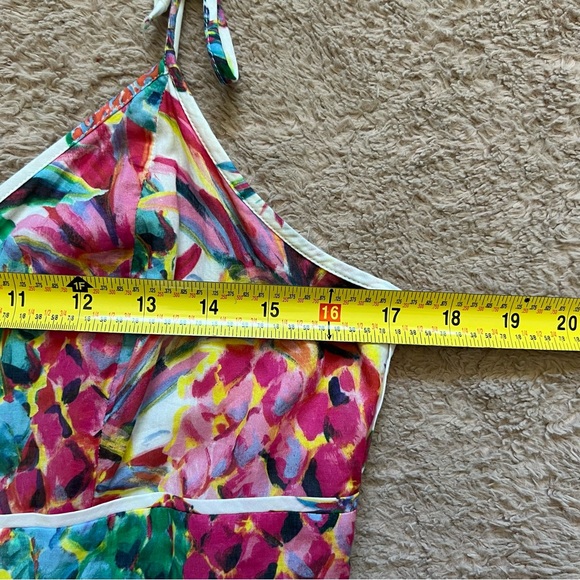 NWOT J. Crew 100% Cotton Pineapple Print Dress Women’s Size 12P - Picture 6 of 7